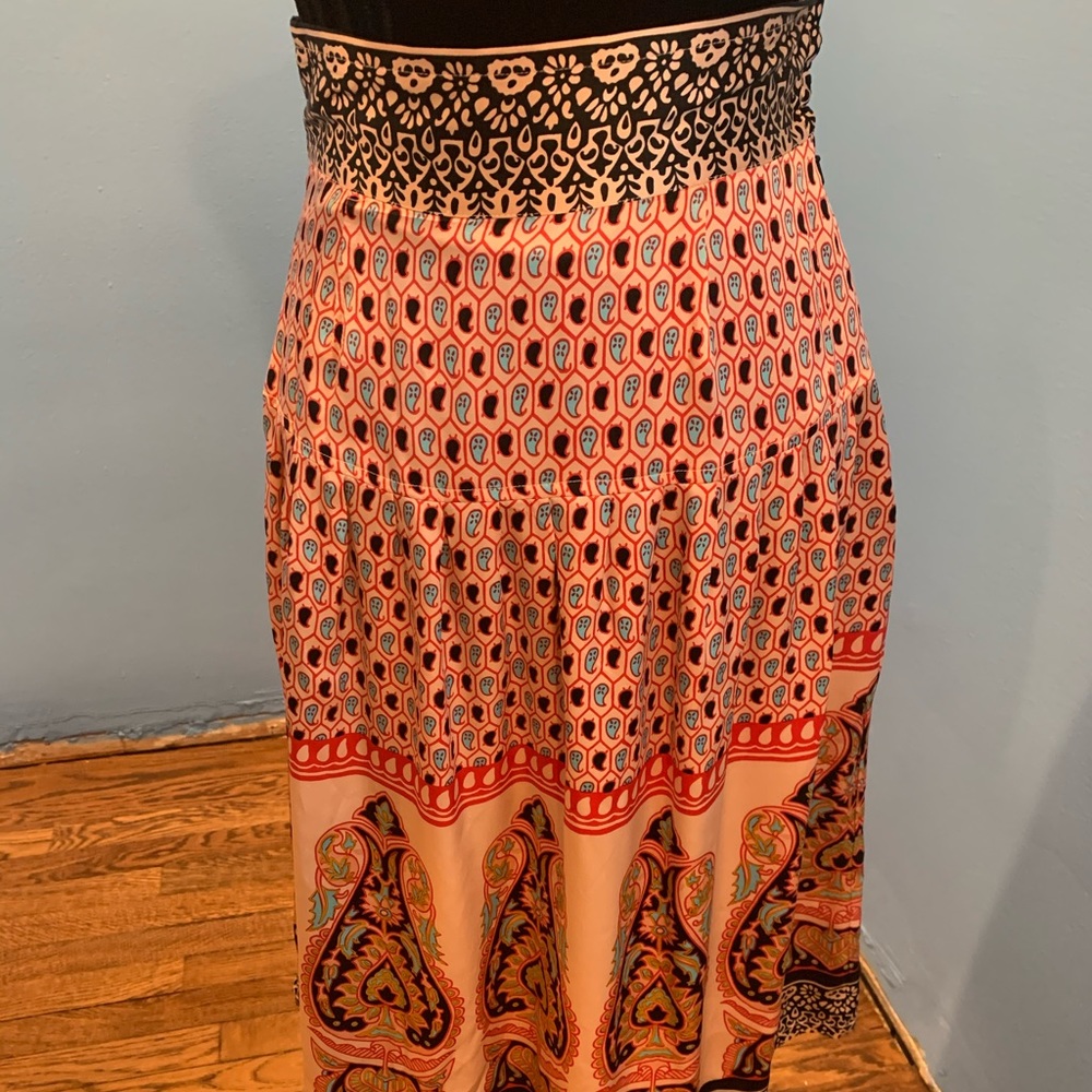 Plenty by Tracy Reese high waist silk skirt